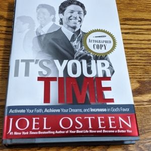 It's Your Time/Joel Osteen +autographed
